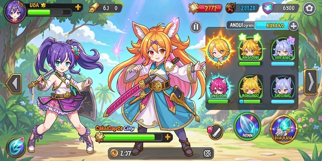 gamerp - Layar utama aplikasi GAMERP dengan navigasi yang sederhana.